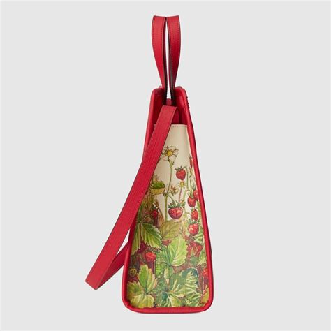 Gucci Children's tote bag with strawberry fairy print